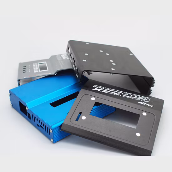 Custom Wholesale Enclosures Electronics Box Black Aluminum Enclosure Extrusion Case Profile Electrical Casing Box Housing